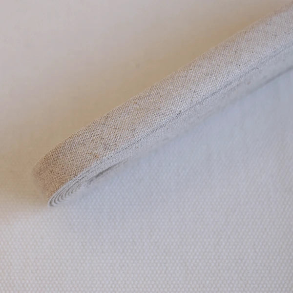 Linen Bias Tape - Natural