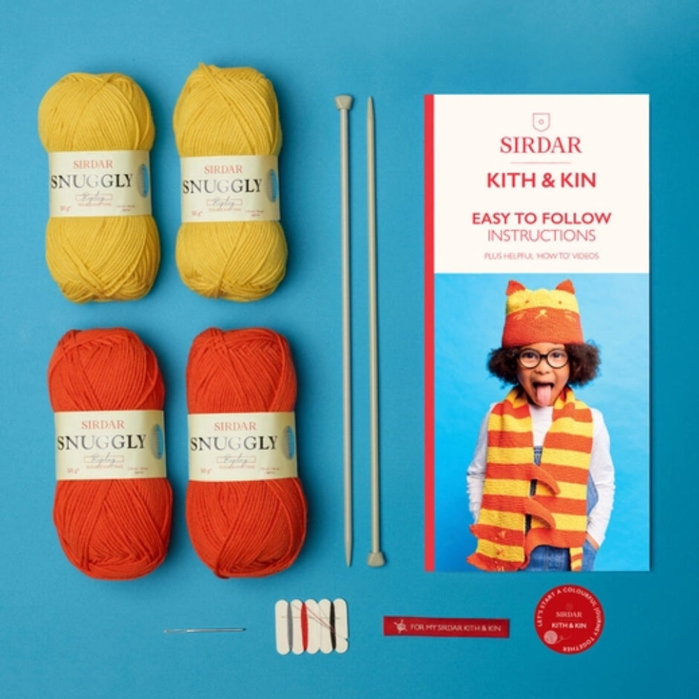 Sirdar Cat Hat and Scarf Knit Kit