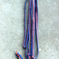 Ladder Shoelace Weaving Kit, Blue & Orange