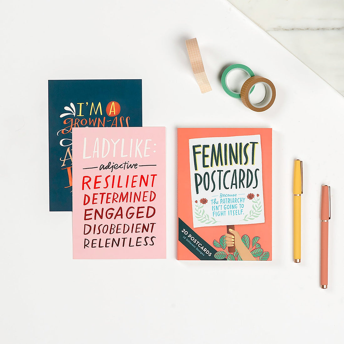 Feminist Postcard Book