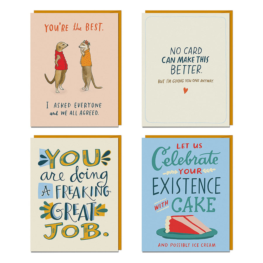 Ready for Anything Year-Round Greeting Cards, Box of 8 Assorted