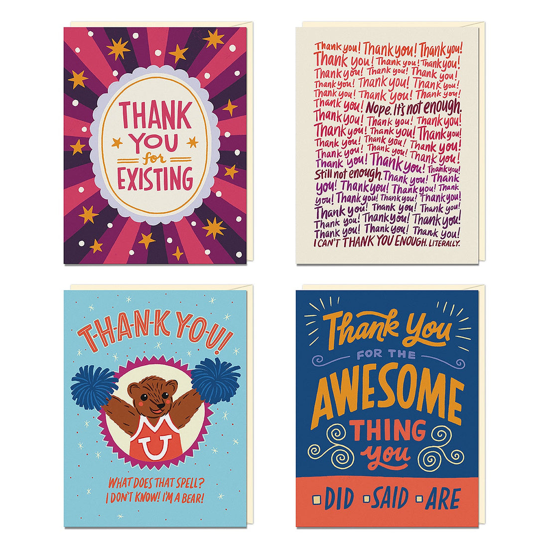 Thank You Cards, Box of 8