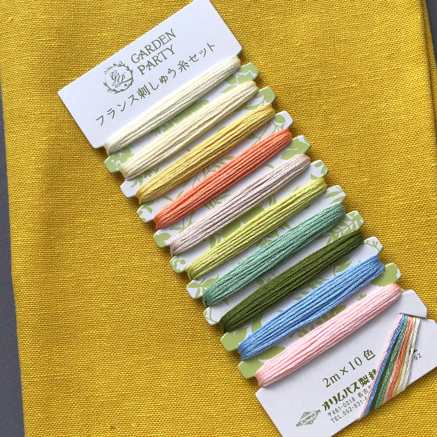 Garden Party Embroidery Floss Set - 3