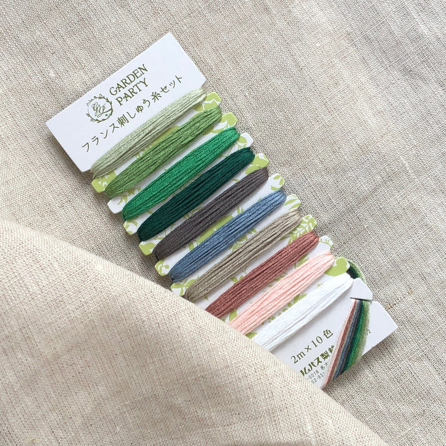 Garden Party Embroidery Floss Set - 12