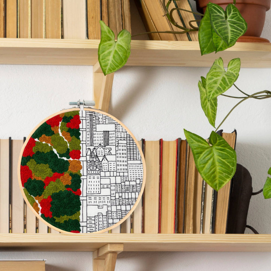 Autumn in New York Embroidery Kit