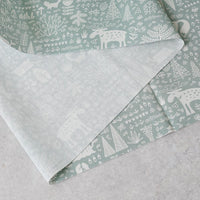 Scandi Forest Cotton Sheeting by Hirvi