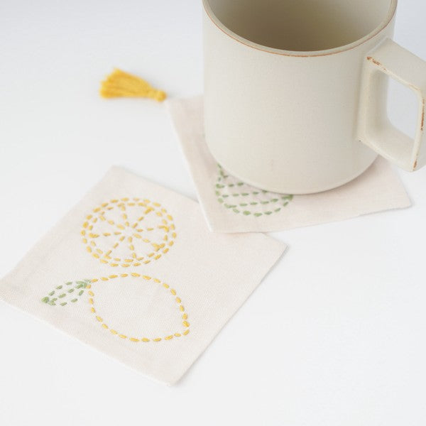 Sashiko Coaster Kit - Cats