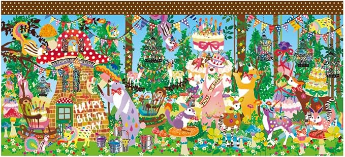 Forest Party Fabric Panel