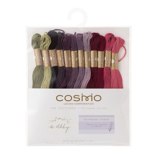 Cosmo Embroidery Thread, Blackberry Picking