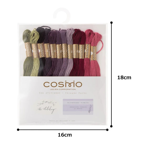 Cosmo Embroidery Thread, Blackberry Picking