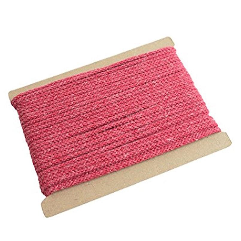 Linen Blend Cord - Red