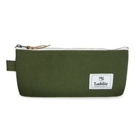 Kurashiki Canvas Pen Case - Olive Green