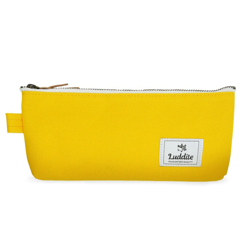 Kurashiki Canvas Pen Case - Yellow