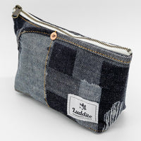 Okayama Patchwork Denim Pouch - Sm