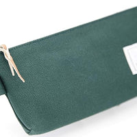 Kurashiki Canvas Pen Case - Forest Green