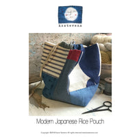 Modern Japanese Rice Pouch Pattern PDF by KZ Stevens