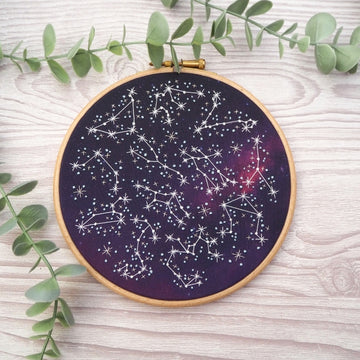 Astrology Horoscope Embroidery Cloth