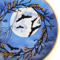 Spooky Night Embroidery Cloth