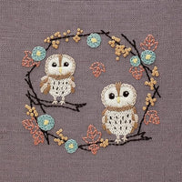 Owls in the Forest Embroidery Kit