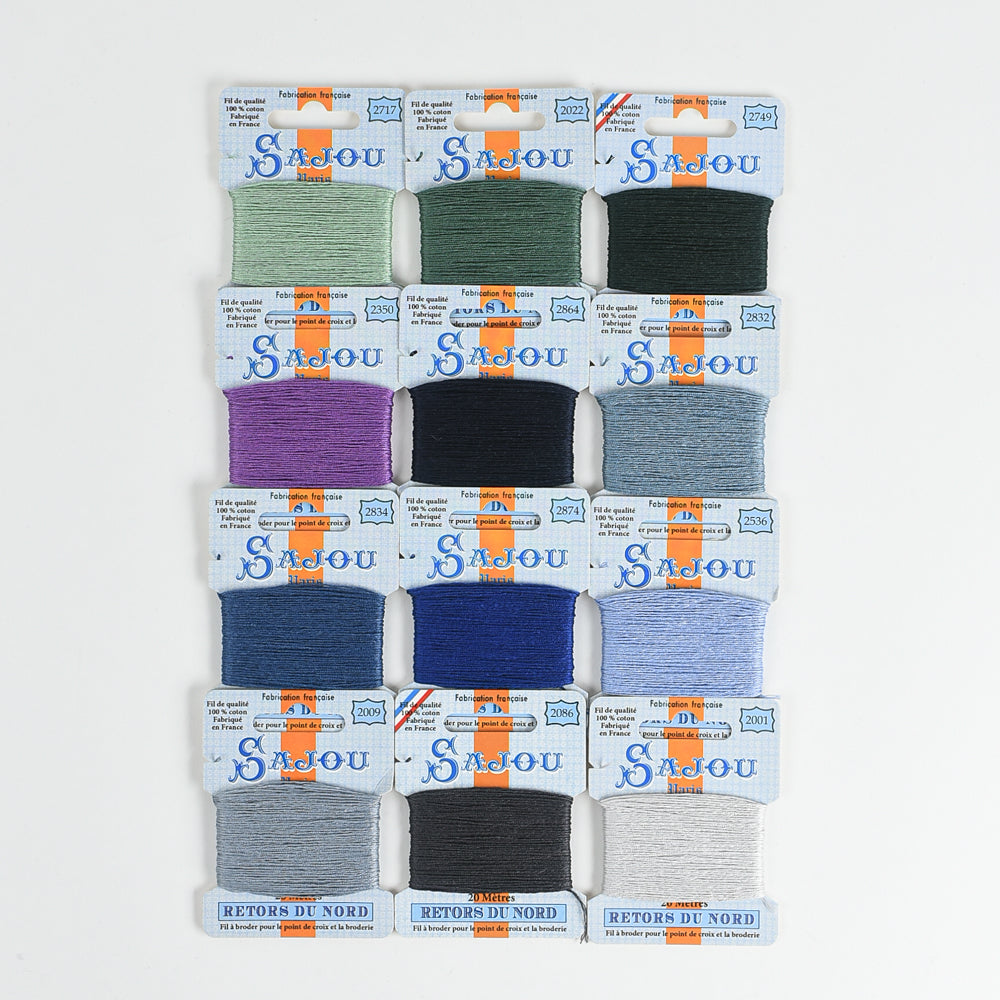 Embroidery Thread Set, No. 7 - Sajou x BH