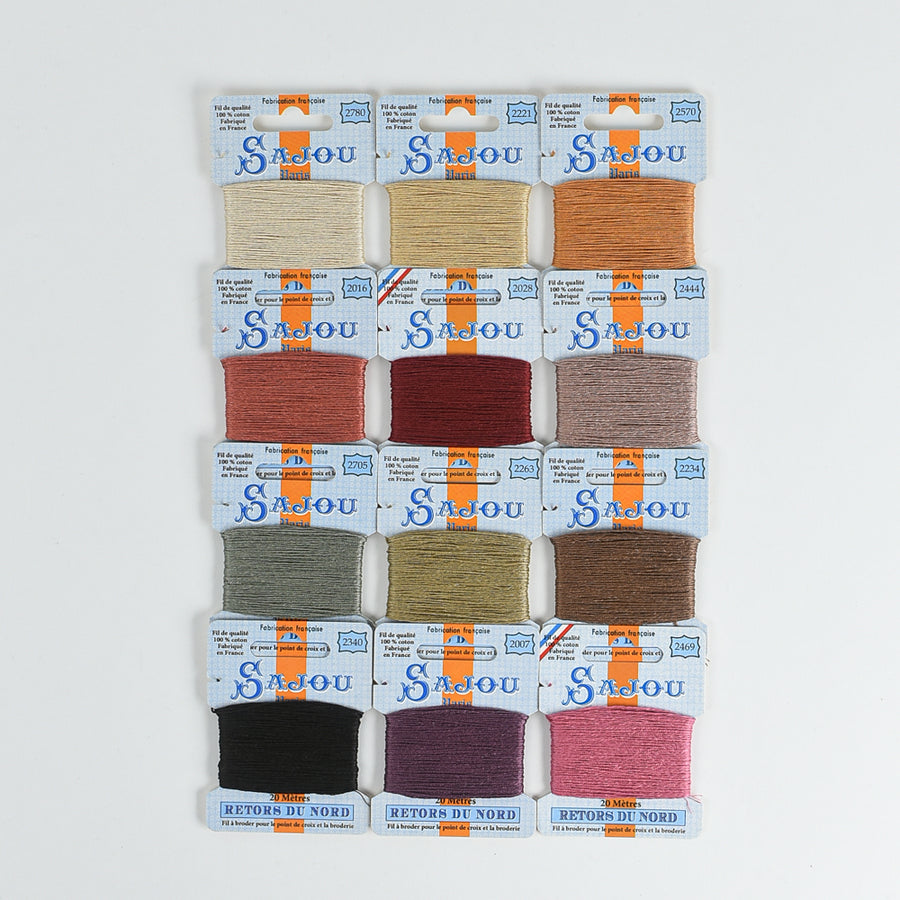 Embroidery Thread Set, No. 6  - Sajou x BH