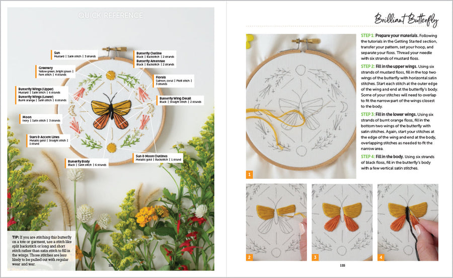 Sunny Stitches Sweet - Simple Embroidery Projects for Absolute Beginners by Celeste Johnston