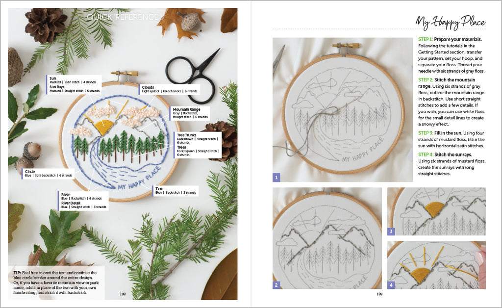 Sunny Stitches Sweet - Simple Embroidery Projects for Absolute Beginners by Celeste Johnston