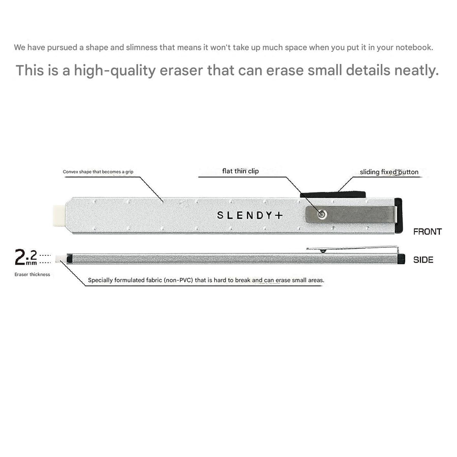 Slendy Plus Steel Eraser