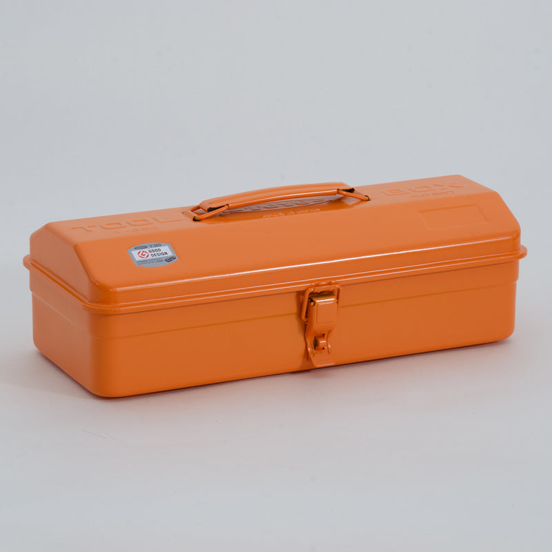 Steel Camber Lid Tool Box Y-350, Orange