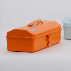 Steel Camber Lid Tool Box Y-350, Orange