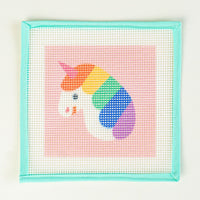 Rainbow Unicorn - Needlepoint Kit for Kids