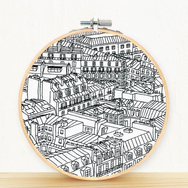 https://www.brooklynhaberdashery.com/cdn/shop/products/Rooftops-of-Paris-France-Embroidery-Kit-1_720x.jpg?v=1655490372