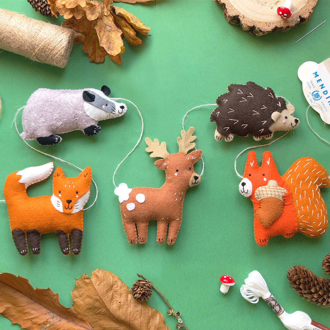 Farm Animals Sewing Craft Kit Felt Animal DIY Craft Sewing Kit for