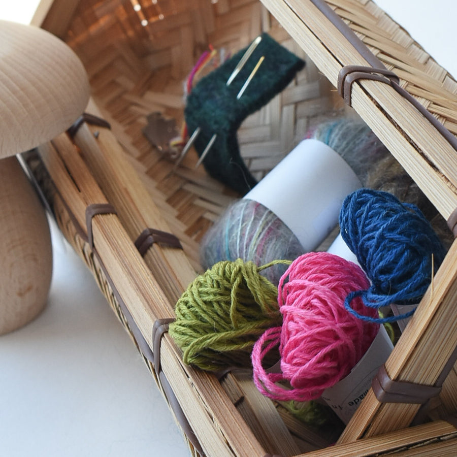 Cashmere Darning Basket Kit